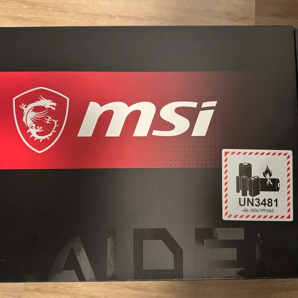 MSI Raider 18 HX Laptop Box Only